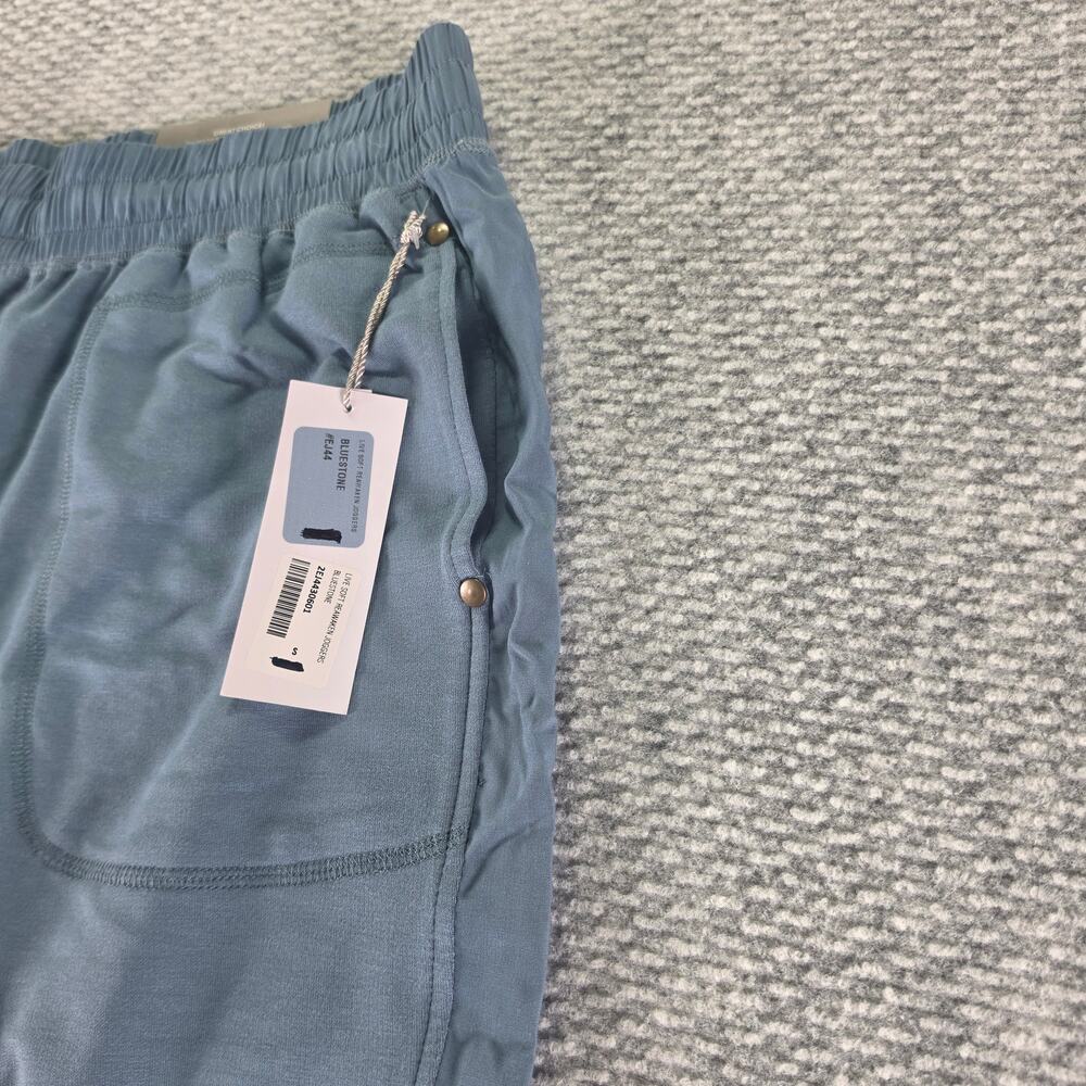Soft Surroundings Relaxed Ankle Jogger Pants Blue Womens Small Pull On Live Soft - Picture 8 of 12